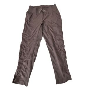 Lululemon Ebb To Street Wide-Leg Pants 10 Purple Mauve Ribbed Seamless Athleisur